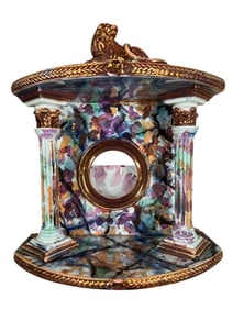 19C Porcelain Pocket Watch Holder