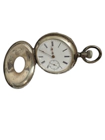 Antique Union Silver Pocket Watch