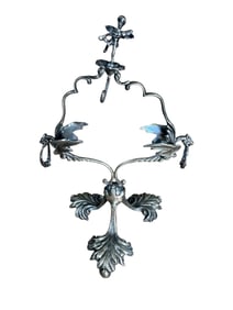 18C/19C Pocket Watch Holder with 925 & Hallmark
