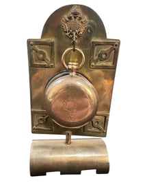 19C Imperial Russian Trench Art Watch Holder