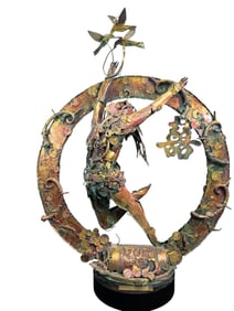 HY T. Snell Steampunk Metal Sculpture