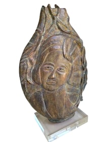 Alice Lumer (American 1920-2012) Woman Clay Vase