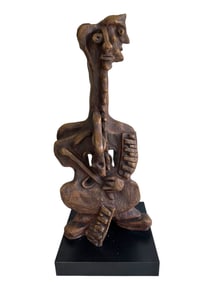 Alice Lumer (American 1920-2012) Two Faces Figure