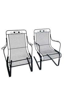 Pr Woodard Vintage Patio Cantilever Chairs