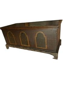 18/19C Pennsylvania Dutch Grain Painted Chest