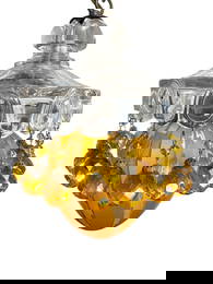 Antq Baccarat Crystal Chandelier w Craines