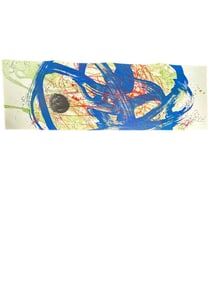 Joan Miro "Blue on Green and Red" Lithograph