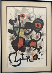 Joan Miro "Cartel para La Exposición" 1972 Litho