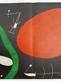 Joan Miro Lithograph "L'Oiseau Solaire, L'Oiseau