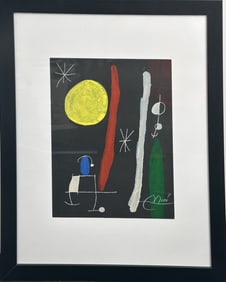 Joan Miro Lithograph "L'Oiseau Solaire, L'Ouiseau