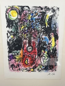 Marc Chagall "L'Arbre de Jesse" Lithograph COA