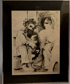 After Pablo Picasso (1881-1973) "Scene deFamille"