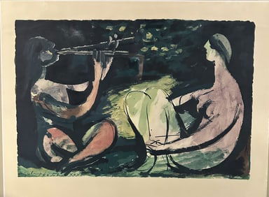 Picasso The Double Flute Lithograph
