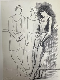 Pablo Picasso Original Litho "Ballet Dancers"