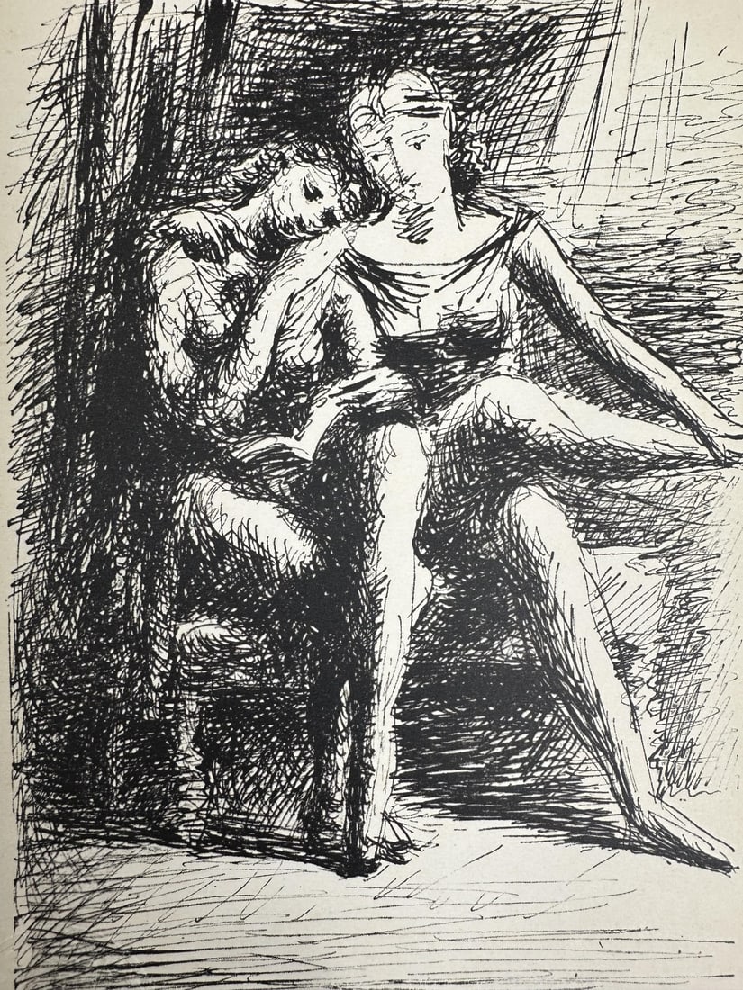 Pablo Picasso Litho "Deux Femmes Nues" Stamp & COA (1 of 8)