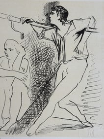 Pablo Picasso Litho "Two Dancers" COA & Stamped