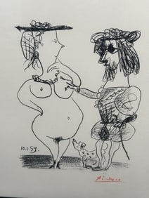 Pablo Picasso "Le Seigneur et la Dame" Litho