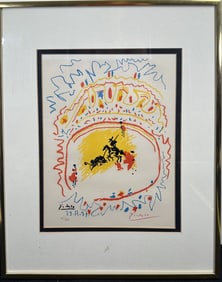 Pablo Picasso "La Petite Corrida" Lithograph Seal