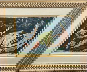 Pablo Picasso "La Flute Double" Lithograph