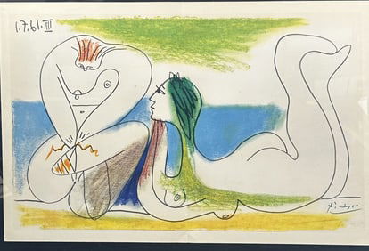 Pablo Picasso "Les Dejeuners" Lithograph COA