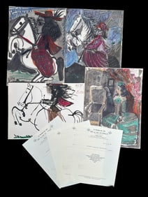 4pc Pablo Picasso "Toros y Toreros LIthographs COA