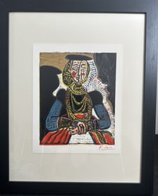 Pablo Picasso "Portrait of a Lady, after Lucas