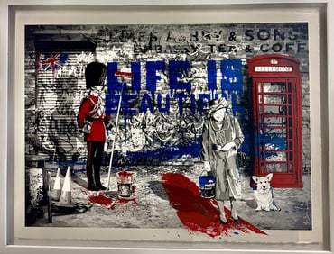 Mr Brainwash LE Litho "Jubilation" Queen Elizabeth