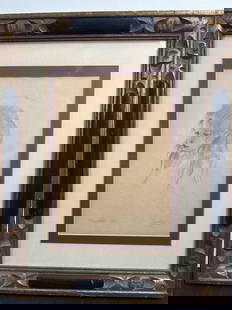 Sheldon Shelly Fink Litho 34/125 "Tallies Hair": Sheldon Fink Shelly Fink original lithograph. Titled "Tallies Hair". Signed in pencil lower right. Numbered 34/125 in pencil lower left. Titled in pencil lower left. Excellent condition. Art measures
