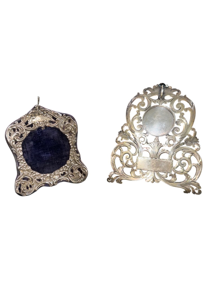 2 Sterling Silver Picture Frames 3.635 T Oz (1 of 8)