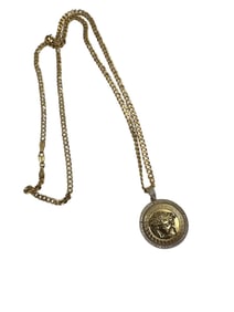 Versace Crystal la Medusa Greek Pendant & Necklace
