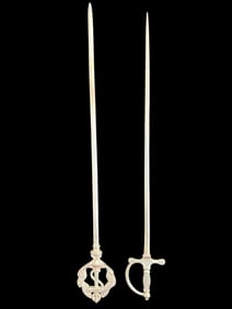 2pc Sterling Silver Meat Skewers