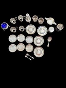 24pc Various Silver Pieces