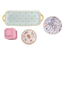 4pc Antq Limoges Porcelain & Bing & Grondahl