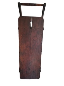 18/19C Wood Steerable Snow Sled