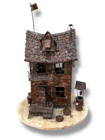 Neal Kashnier Kushner Copper House Sculpture