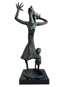 Alice Lumer (American 1920-2012) Mother & Child