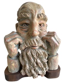 Alice Lumer (American 1920-2012) Rabbi Sculpture