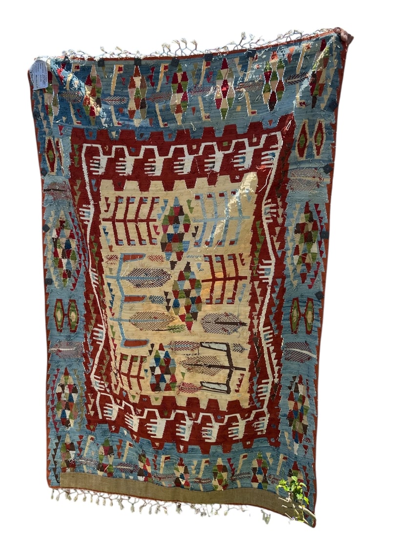 Turkish Kilim Blanket Hand Woven (1 of 5)