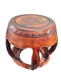 Antique Chinese Rosewood Hardwood Stool