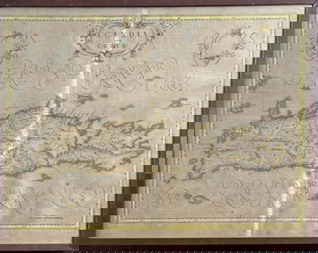 1665 "Candia Olim Creta" Map of Greece
