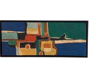 Francoise Gilot (French b 1921) Oil on Canvas