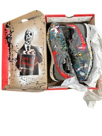 Mr. Brainwash Nike Just Did It Shoes COA