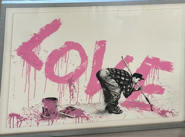 Mr. Brainwash "All You Need Is Love" Pink