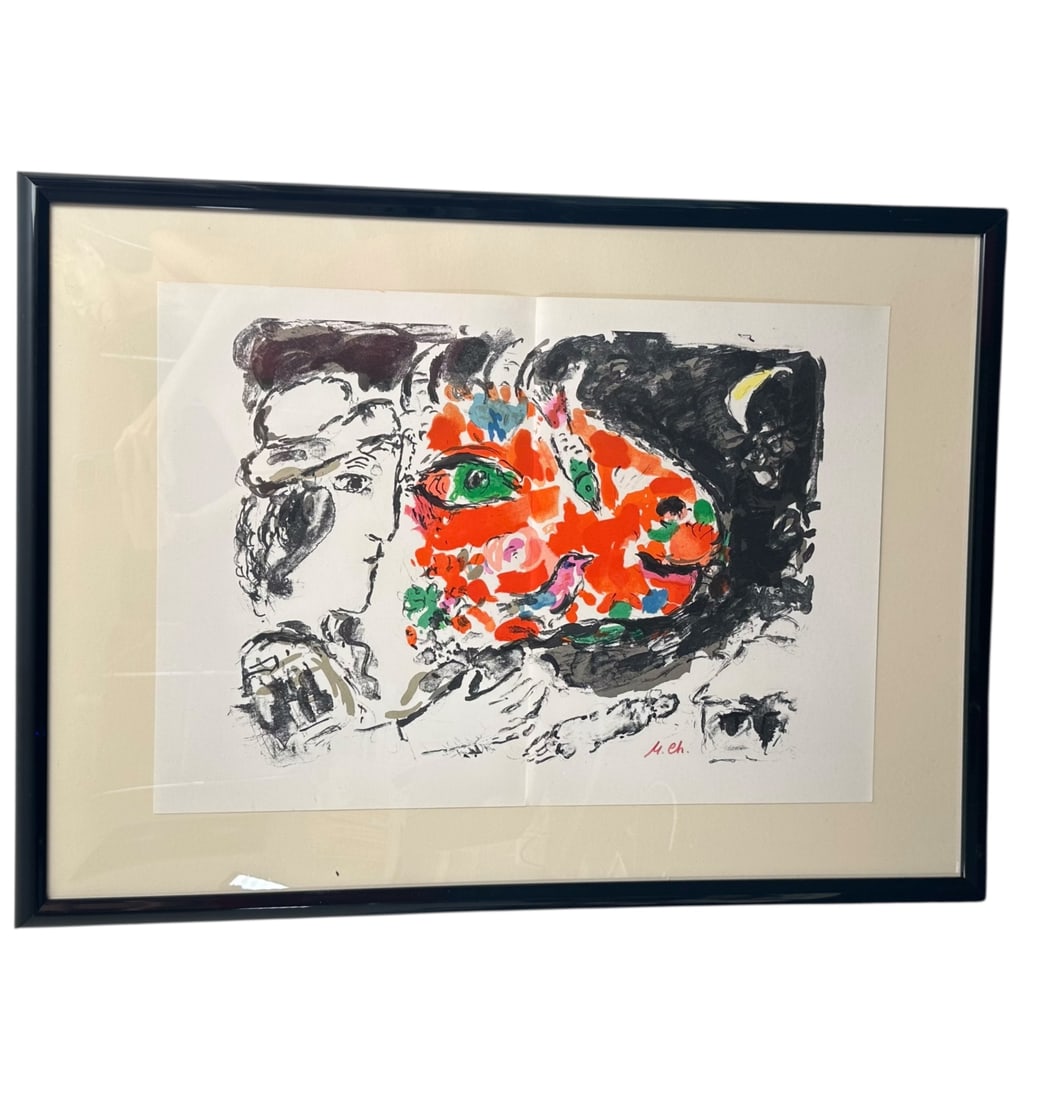 Marc Chagall "Apres L'Hiver" Lithograph COA (1 of 7)