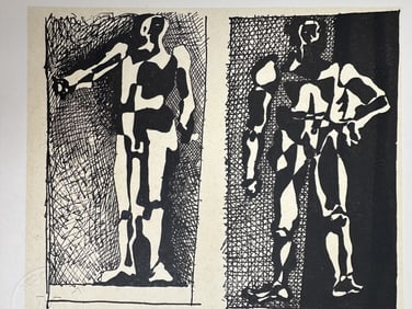 Pablo Picasso Litho "Helene chez Archimede" COA &