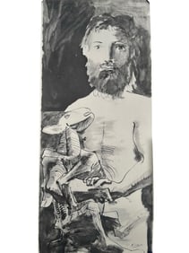 Pablo Picasso "Etude Pour L'Homme au Mouton" Litho