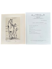 Pablo Picasso "Picasso Dessins" Embossed Seal