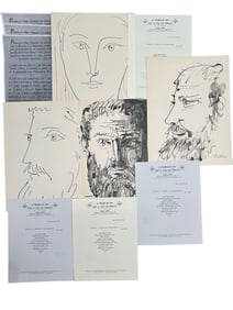 4pc Pablo Picasso "40 Dessins de Picasso...