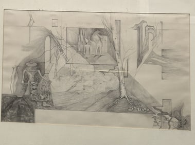 Louise Grassie "Isis Series No 6" Graphite