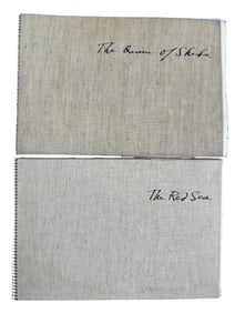 2pc The Israel Sketchbooks by Hans Erni